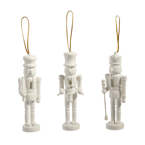 Set of 3 Mini Nutcracker Ornaments