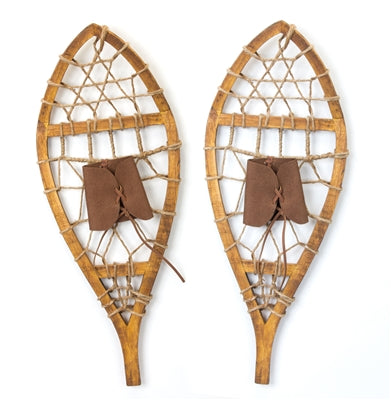 22" Vintage Snow Shoes