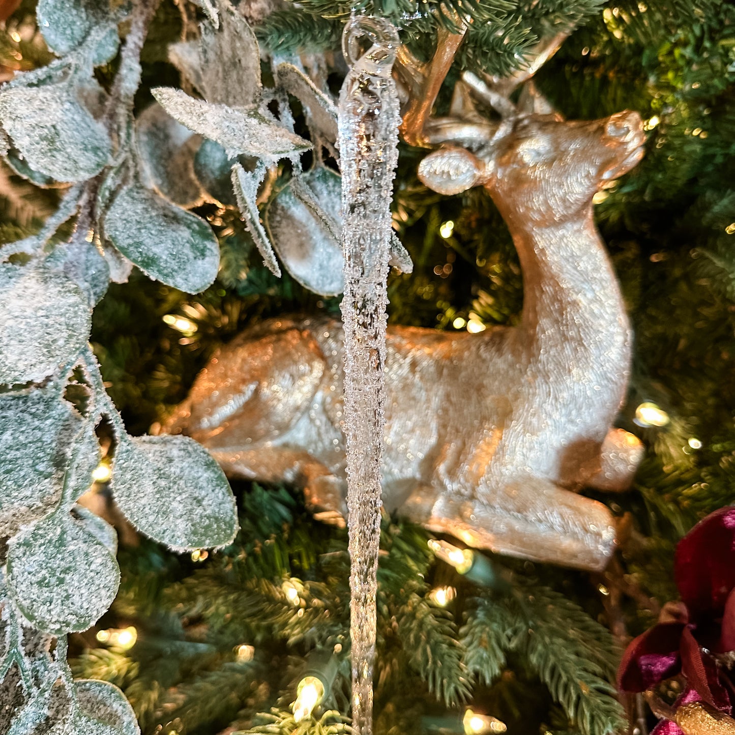 Set of 4 Icicle Drop Ornaments