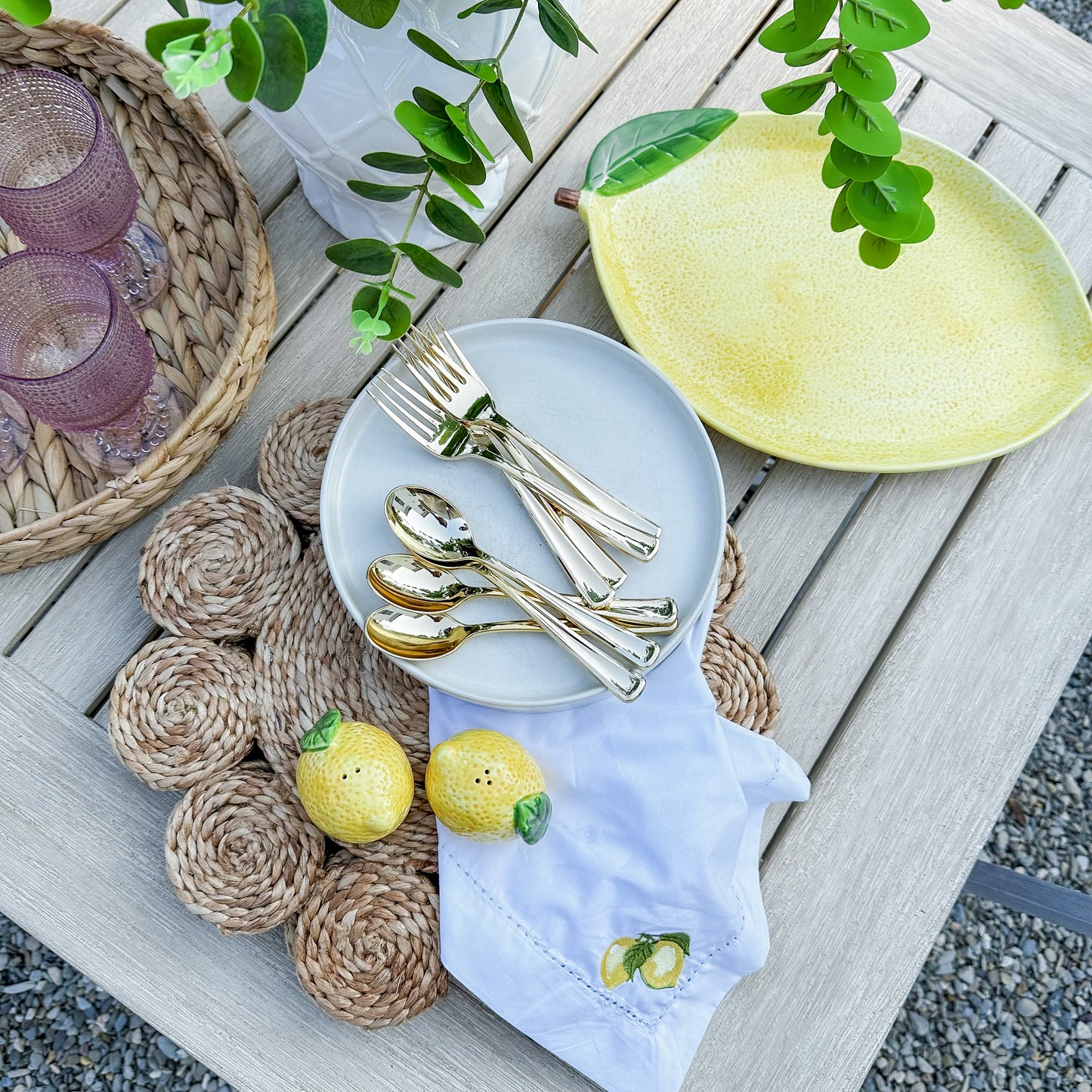 Positano Lemon Serveware Collection