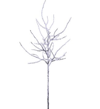 Set of 2 Snowy Twig Branches