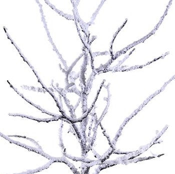 Set of 2 Snowy Twig Branches