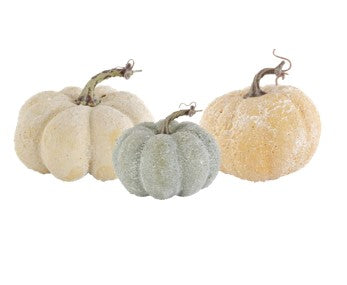 Set of 3 Rustic Harvest Pumpkins